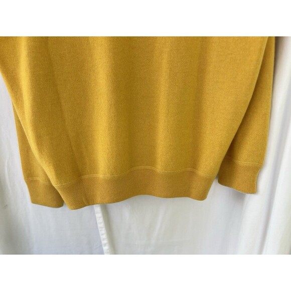 Brunello Cucinelli Men’s Cashmere Sweater Yellow Size IT 50 US 38 - Picture 7 of 16